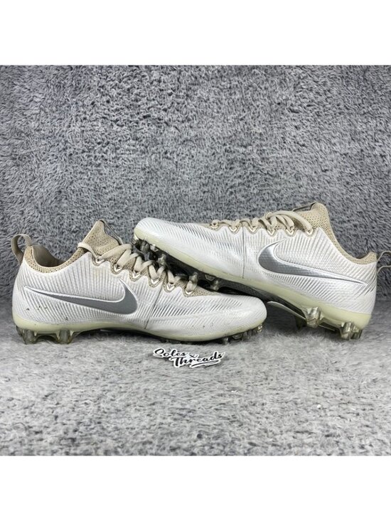 Nike Vapor Untouchable Pro Football Size 12 Men White Metallic Silver 833385-102 main image 8